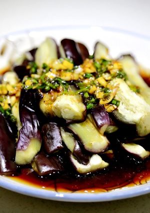 ナスの中華風味蒸しおつまみ-レシピのメイン写真