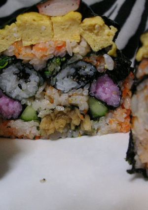 節分♪鬼の飾り巻き寿司-レシピのメイン写真