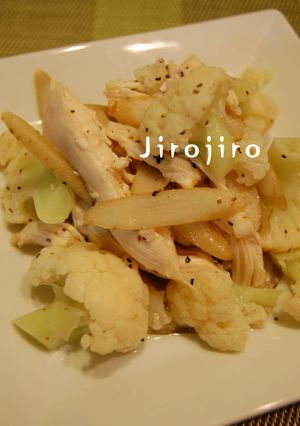 鶏とごぼうとカリフラワー❤サラダマリネ-レシピのメイン写真