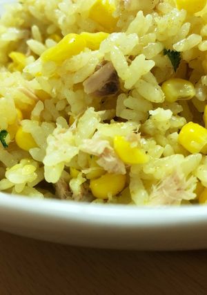カレーとツナのピラフ-レシピのメイン写真