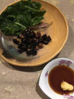 ✨アメフラシ塩茹で❀生姜醤油添え✨-レシピのメイン写真