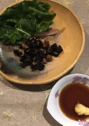 ✨アメフラシ塩茹で❀生姜醤油添え✨-レシピのメイン写真