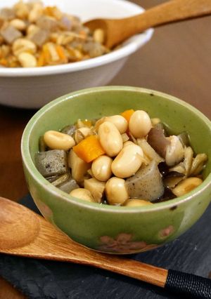 圧力鍋でホクホク♡ほっこり五目豆の煮物-レシピのメイン写真