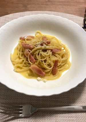 カルボナーラ-レシピのメイン写真