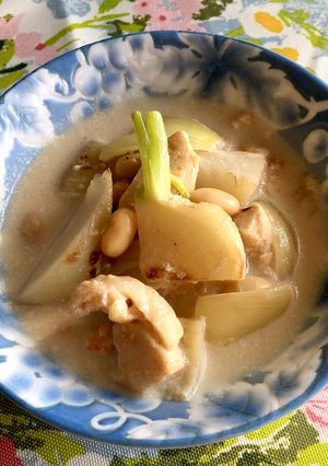 鶏肉とかぶのほっこり味噌ミルク煮-レシピのメイン写真