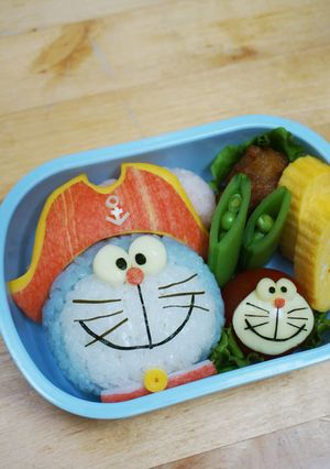 宝島　ドラえもん＆ミニドラ　キャラ弁-レシピのメイン写真