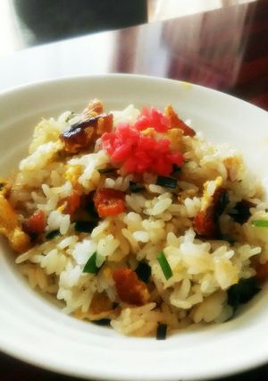 ＊鶏皮とニラのチャーハン＊-レシピのメイン写真