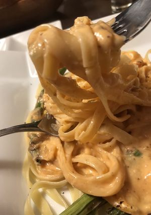 うにくらげでクリームパスタ-レシピのメイン写真