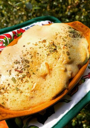 楽しくダイエット海老と法蓮草の豆腐ドリア-レシピのメイン写真