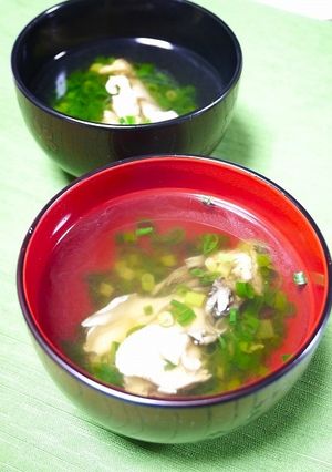簡単！大きな舞茸のお吸い物-レシピのメイン写真