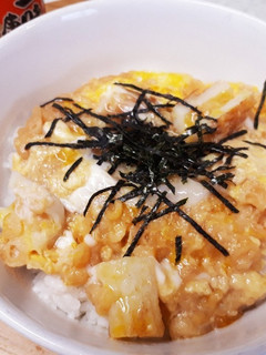 レンジで~味噌ちくわタマゴ丼-レシピのメイン写真