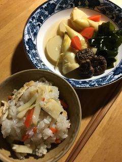 若竹煮と筍ご飯-レシピのメイン写真