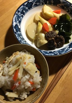 若竹煮と筍ご飯-レシピのメイン写真