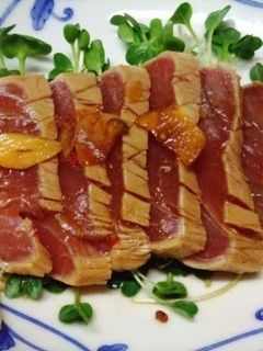 メバチマグロの中華漬け-レシピのメイン写真