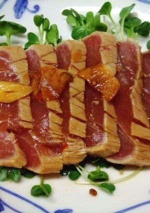 メバチマグロの中華漬け-レシピのメイン写真