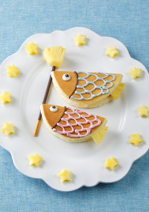 HMで作る！パイナップルこいのぼりケーキ-レシピのメイン写真