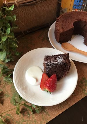濃厚☆チョコシフォンケーキ-レシピのメイン写真