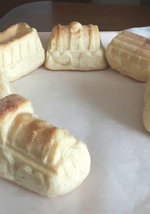 汽車ポッポぱん(型に入れて焼くパン)-レシピのメイン写真