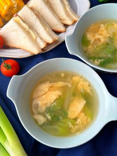 簡単時短!長ねぎ大量スープ-レシピのメイン写真