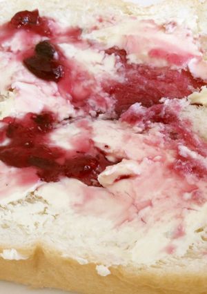 朝食にクリームチーズ&ブルーベリージャム-レシピのメイン写真