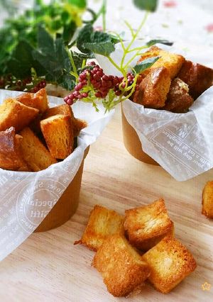 余った食パンのミミで♥さくさくラスク-レシピのメイン写真