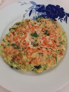 豆腐入り!鶏ひき肉のお好み焼き-レシピのメイン写真