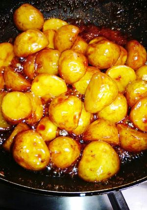 新ジャガの簡単揚げ煮-レシピのメイン写真