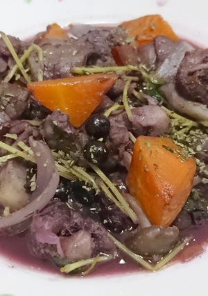 ポリフェノールいっぱい鶏肉カシス煮-レシピのメイン写真