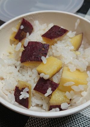 鹿児島の簡単炊き込みサツマイモご飯-レシピのメイン写真