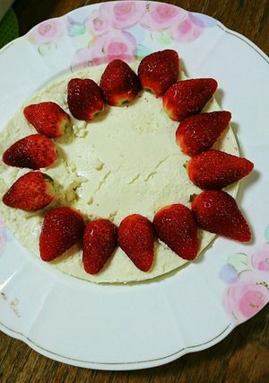 紅白レアチーズケーキ-レシピのメイン写真