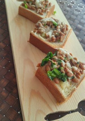 【使いきり】納豆トースト-レシピのメイン写真