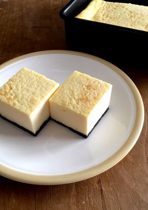 スクエアチーズケーキ-レシピのメイン写真