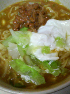 やさしい味の納豆カレーうどん-レシピのメイン写真