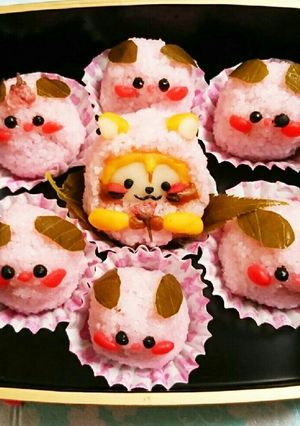 うさぎ桜餅(≧∇≦)-レシピのメイン写真