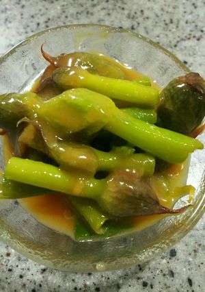 葱坊主の酢味噌あえ-レシピのメイン写真