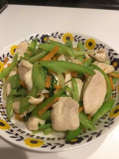 鶏肉とセロリの中華炒め-レシピのメイン写真