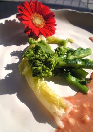菜の花の美しいサラダ♪-レシピのメイン写真