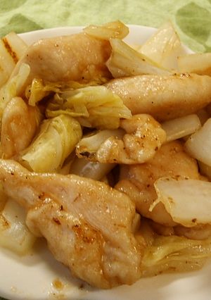 白菜とささみのさっぱり炒め-レシピのメイン写真