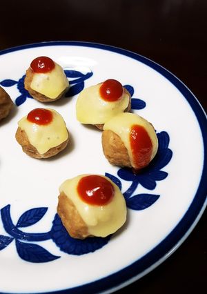お弁当にも☆市販の肉団子でチーズボール☆-レシピのメイン写真