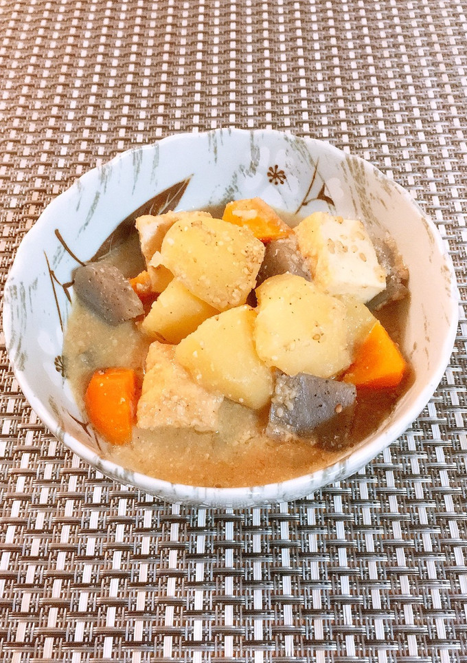 ✤じゃが芋と厚揚げのごま味噌煮✤-レシピのメイン写真