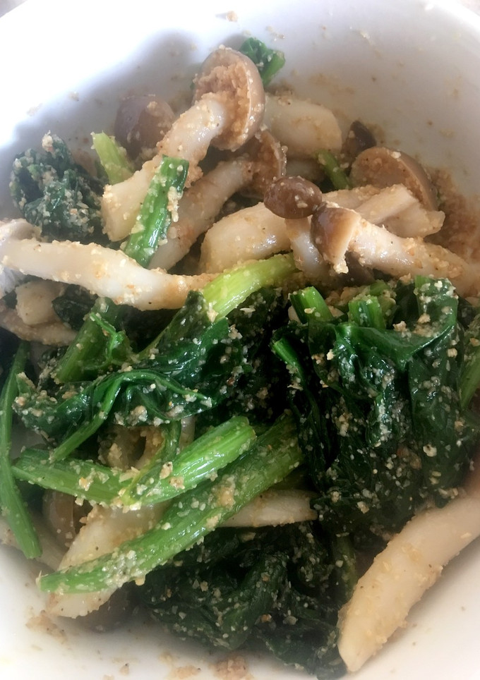 しめじとほうれん草の胡麻和え◎-レシピのメイン写真