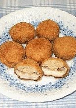 椎茸の鶏ミンチ詰め揚げ-レシピのメイン写真