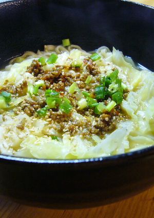 きゃべ坦々うどん-レシピのメイン写真