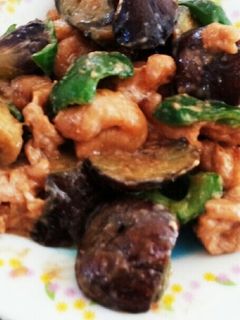 簡単♪豚肉とナスピーマンの味噌炒め-レシピのメイン写真