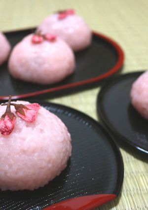 【和菓子】簡単手作り！関西風桜餅♪-レシピのメイン写真