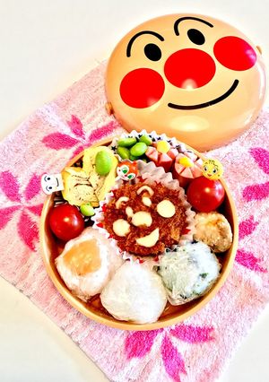お花見弁当☆アンパンマン-レシピのメイン写真
