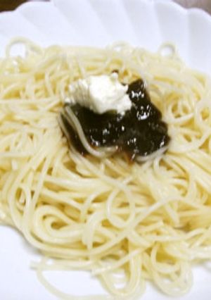 海苔の佃煮とバターのパスタ-レシピのメイン写真