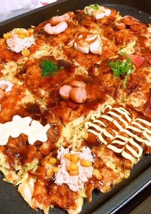 インスタ映え◎ お好み焼 パーティー！-レシピのメイン写真