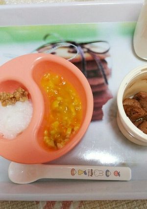 離乳食　納豆がゆ　ここあ蒸しパン-レシピのメイン写真