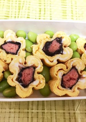 花咲く卵焼き＊タラコとチーズ入り！-レシピのメイン写真